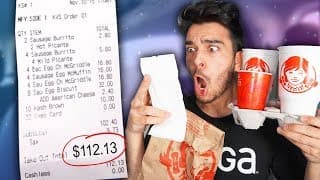 Letting The Person in Front of Me DECIDE What I Eat for 24 HOURS! (Impossible Food Challenge)