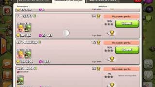 Clash Of Clans / Vie de low farmeur, 540k or en 19 min d attaque et troupes toujours opérationnelles