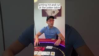 the ending really looks like it hurt… #poker #etiquette #hitandrun #howtoplaypoker