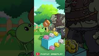 Plants vs Zombies play the game of placing brains in the correct position - Funny Animation 🤣🤣🤣