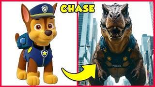 La PAT'PATROUILLE en DINOSAURES 😱🦖 + Devine la VOIX...! 🔊Chase👮Skye👷Marshall👩‍🚒Rocky💚