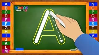 How to Write Letters for Children - Teaching Writing ABC for Preschool - Alphabet for Kids