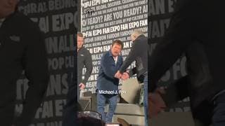 Michael J. Fox Meeting Back To The Future Cast #michaeljfox
