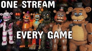 I beat EVERY FNAF GAME in ONE STREAM without breaks