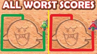 What if everyone gets the WORST SCORE in Mario Party Superstars? (Mario Party Challenge)