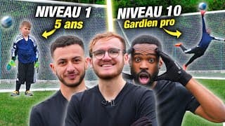Affronter des gardiens de foot du niveau 1 à 10 : qui les battra tous ?