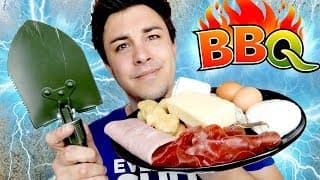 JE FAIS UN MÉGA BARBECUE AVEC UNE PELLE !