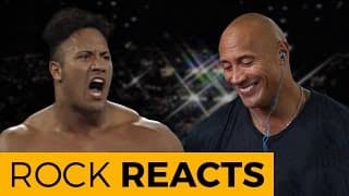 The Rock Reacts to His First WWE Match: 20 YEARS OF THE ROCK