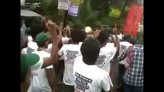 Protest rally against Rampal coal based electricity production