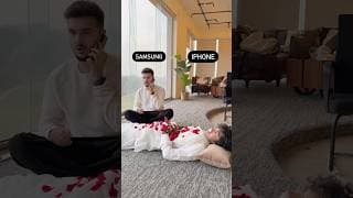 iPhone vs Samsung 😂