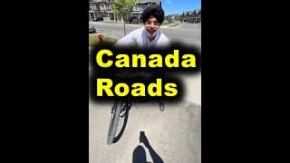 Road Crossing In Canada #Shorts
