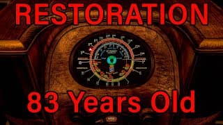 1938 Receiver Restoration! DeForest 7D832 Radio.