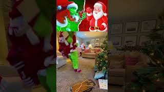 PÈRE NOËL VS GRINCH 🎅🏻 QUI GAGNE? #Shorts
