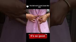 This belt will not be scattered, bow tutorial