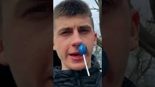 LOLLIPOP STUCK IN NOSE! 😂 #shorts #funny #comedy #viral