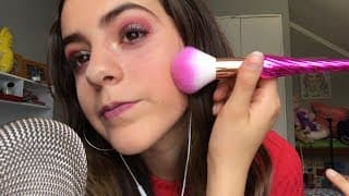 ASMR Maquillandome estilo navidad