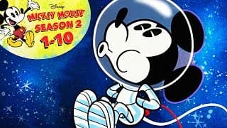 Mickey Mouse Cartoon: Season 2 Episodes 1-10 | Full Shorts Compilation | @disneychannelanimation
