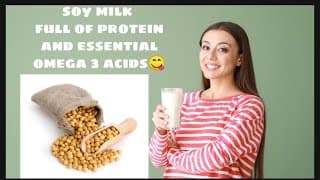 Easy steps to make soya milk at home