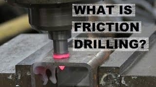 Using Friction to Melt Holes in Steel. AKA Flow Drill