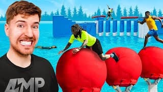 AMP EXTREME OBSTACLE COURSE WITH MRBEAST