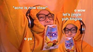 this is an ASMR video 2 | Fruitypoppin