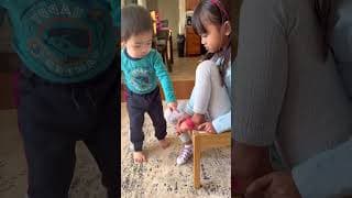 Baby brother love 👧🏻❤️👶🏻