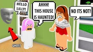 HAUNTING PEOPLE'S HOUSES WHILE INVISIBLE! Roblox Adopt And Raise A Cute Kid | Roblox Funny Moments