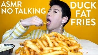 ASMR Eating Duck Fat French Fries (NO TALKING)
