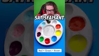 *SATISFAISANT* LES COULEURS SUR UNE PALETTE