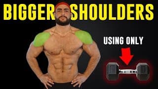 4 Dumbbell Exercises to Build Massive Shoulders (+ Important Bonus Tip!!)