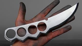 Faire un couteau POING AMERICAIN - Naruto - décoration