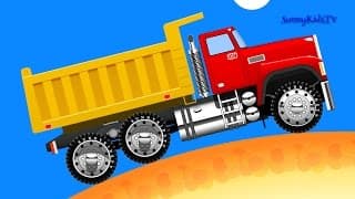 Learn Fruits with an Amazing Jumping Dump Truck!