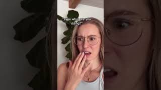 when fixing your underwear in public.. #shorts