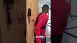 Quand Kylian Mbappé faisait cette blague à Neymar. 🤣😂 #shorts #football