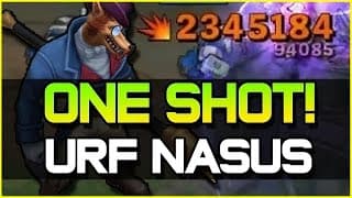 ACTUAL ONE SHOT! - URF NASUS ft. Redmercy | League of Legends
