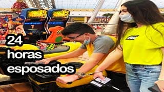 24 HORAS ESPOSADOS // CON MI HERMANO 😰😰