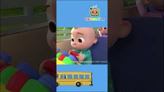 Wheels on the Bus Go Round and Round 🚌 #shorts #cocomelon | Nursery Rhymes for Babies