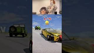 Lucky Vs Unlucky 2 😱 🔥 Grandpa 👴 Beamng Satisfying #shorts - Dylan Leonte