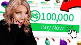 I SPEND 100,000 ROBUX ON MY AVATAR IN ROBLOX!