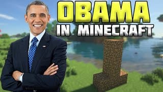Obama in minecraft