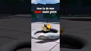 how to get the CUSTOM snake boss in tsb... #roblox #thestrongestbattlegrounds