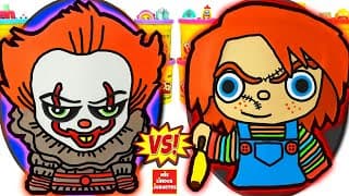 Huevos Sorpresa Gigantes de Chucky VS It de Plastilina Play Doh  en español