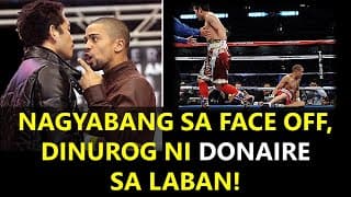 NAGYABANG sa FACE OFF, DINUROG ni DONAIRE sa LABAN!