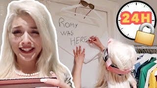 ENFERMÉE PENDANT 24H DANS MON DRESSING