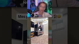 Je react à sa maison et  à ses passages secrets 😳(sa maison c’est une base minecraft💀)