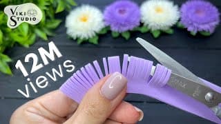 Астры из фоамирана Цветы из фоамирана Своими руками Flores de fomi