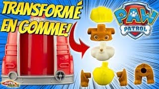 PAT PATROUILLE Transformée en Gomme Puzzle 3D Niche Magique PAW PATROL Super Héros et Compagnie