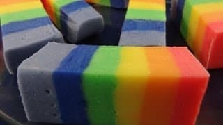 How To Make Rainbow Fudge - with yoyomax12