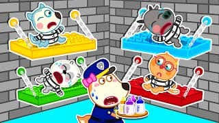 Ruby Pretends to be A Parent for Lycan and Babies in Jail 🐺 Funny Stories for Kids @LYCAN1-d2g