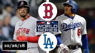 Boston Red Sox vs Los Angeles Dodgers Highlights || World Series Game 3 || October 26, 2018